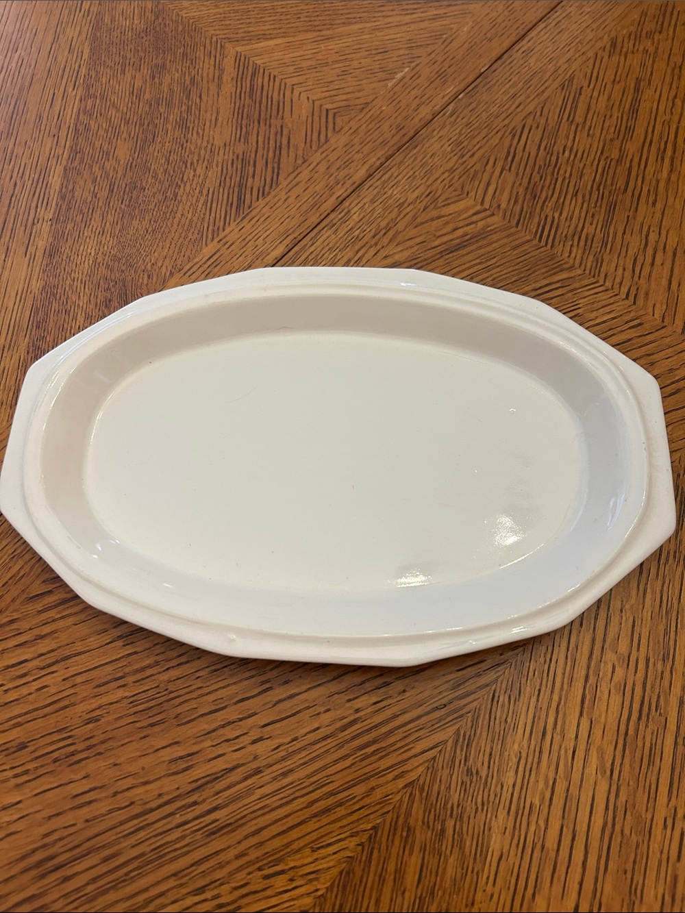 Vintage Pfaltzgraff Heritage Classic White Oval Ceramic Serving Platter